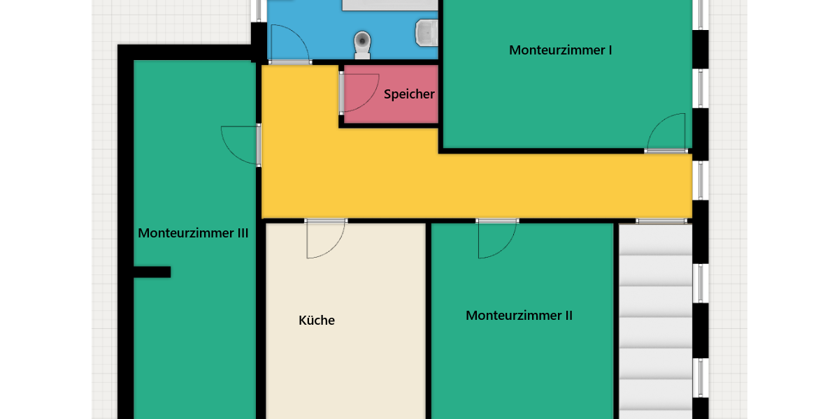 Muschelwitz - Freundliche Monteurwohnung 3 zimmer