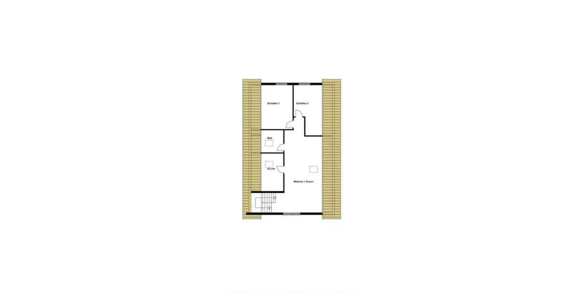 Dachgeschoßwohnung Bürstadt - 3 Zimmer, 76 m&sup2;, 1.100&euro; | Angebot:26625711