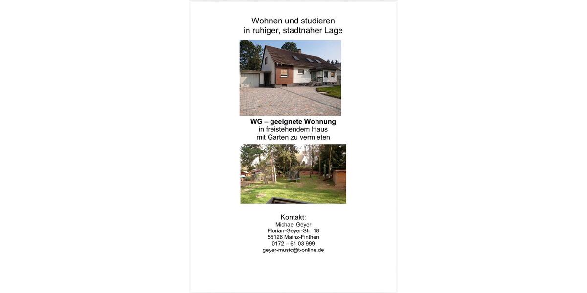 Erdgeschoßwohnung Mainz Finthen - 4.5 Zimmer, 120 m&sup2;, 1.705&euro; | Angebot:25993433