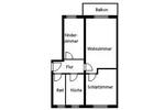 Erdgeschoßwohnung Weißenfels - 3 Zimmer, 61 m&sup2;, 390&euro; | Angebot:26311537