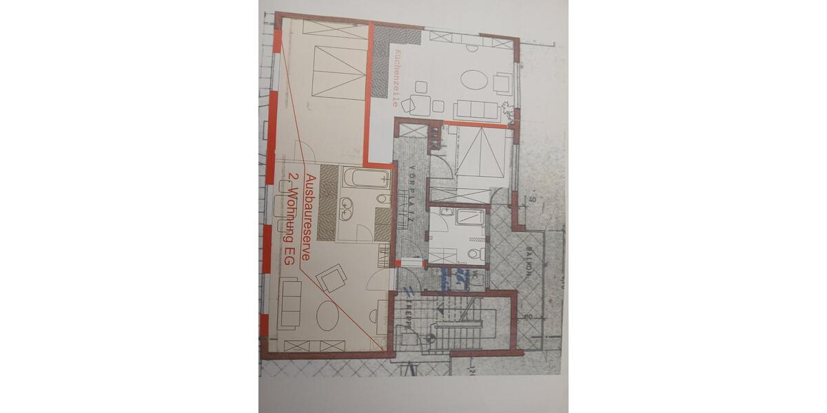 Erdgeschoßwohnung Baiersbronn - 1.5 Zimmer, 55 m&sup2;, 400&euro; | Angebot:24605877