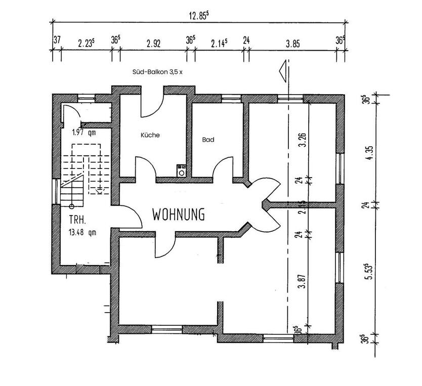 Schöne, helle und große Altbau-Wohnung