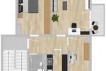 Etagenwohnung Riesa Canitz - 3 Zimmer, 59 m&sup2;, 353&euro; | Angebot:26637276