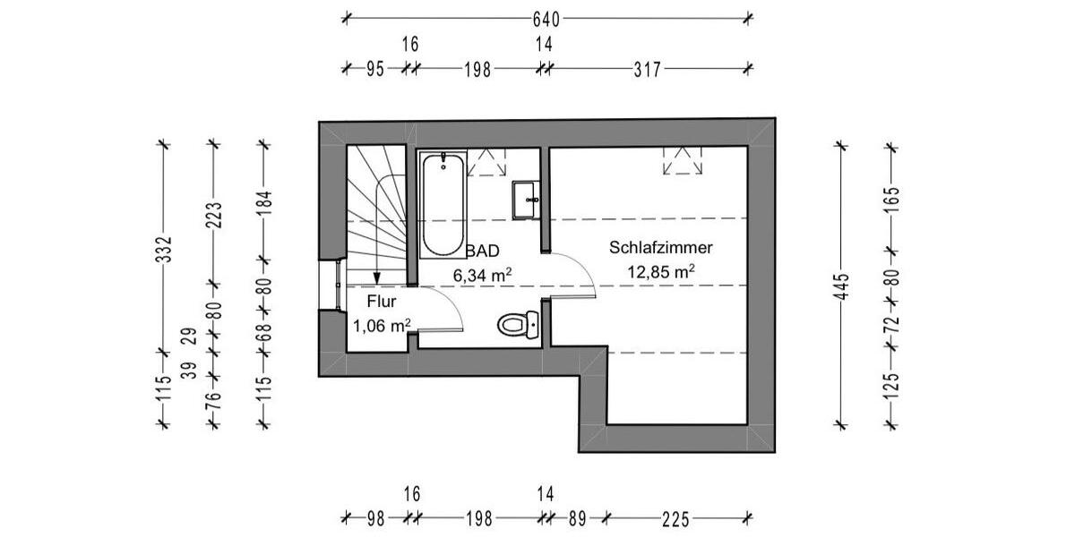 Etagenwohnung Blieskastel - 2 Zimmer, 55 m&sup2;, 680&euro; | Angebot:25977453