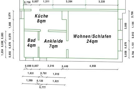 Wohnung Oranienbaum-Wörlitz Wörlitz - 1 Zimmer, 43 m&sup2;, 350&euro; | Angebot:26337325
