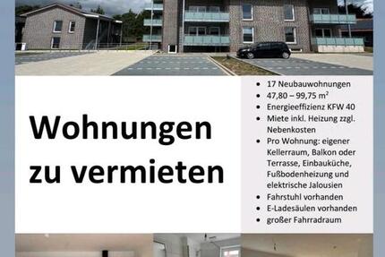 Neubauwohnungen Heiligenloh Vermietung Erstbezug 2 zimmer