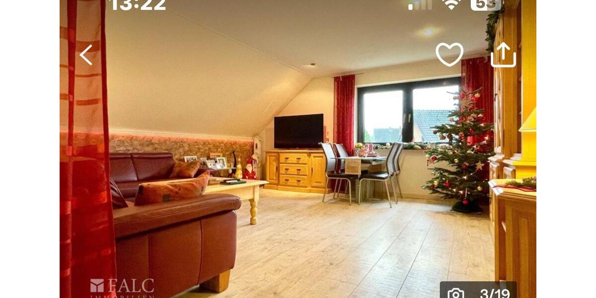 Dachgeschoßwohnung Nottuln - 3 Zimmer, 84 m&sup2;, 720&euro; | Angebot:24804579