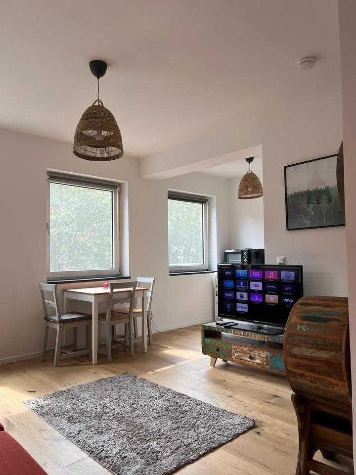 1-Zimmerwohnung mit Wlan, TV, Küche, DuscheWc, Waschmaschine und Trockner